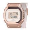 Casio G-Shock Digital Rosa Guld Jonpläterad Bezel Resin Armband Quartz GM-S5600UPG-4 200M Damklocka