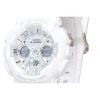 Casio G-Shock Analog Digital Bio Based White Resin Armband Silver Urtavla Quartz GMA-S120VA-7A 200M Damklocka