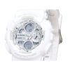 Casio G-Shock Analog Digital Bio Based White Resin Armband Silver Urtavla Quartz GMA-S140VA-7A 200M Damklocka