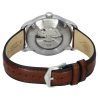 Fossil Heritage Brown LiteHide Läderrem Cream Dial Automatisk ME3221 unisexklocka