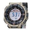 Casio ProTrek Climber Line Digital Beige Silicon Strap Tough Solar PRG-340SC-5 100M herrklocka