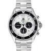 Orient Sports Panda Chronograph Rostfritt stål White Dial Solar Diver&#39,s RA-TX0203S10B 200M herrklocka