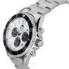 Orient Sports Panda Chronograph Rostfritt stål White Dial Solar Diver',s RA-TX0203S10B 200M herrklocka