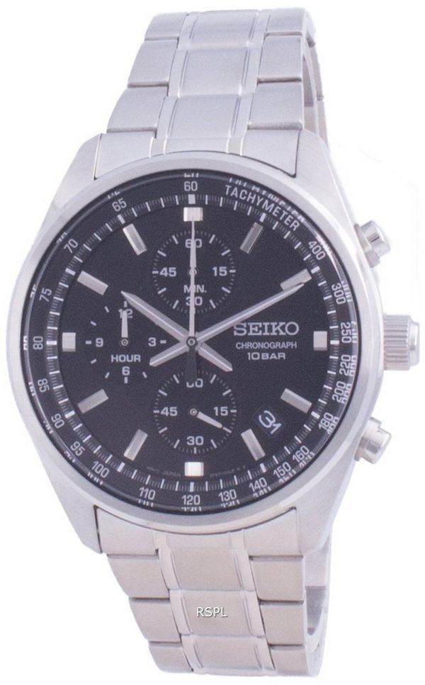 Seiko Chronograph Quartz SSB379 SSB379P1 SSB379P 100M Herrklocka