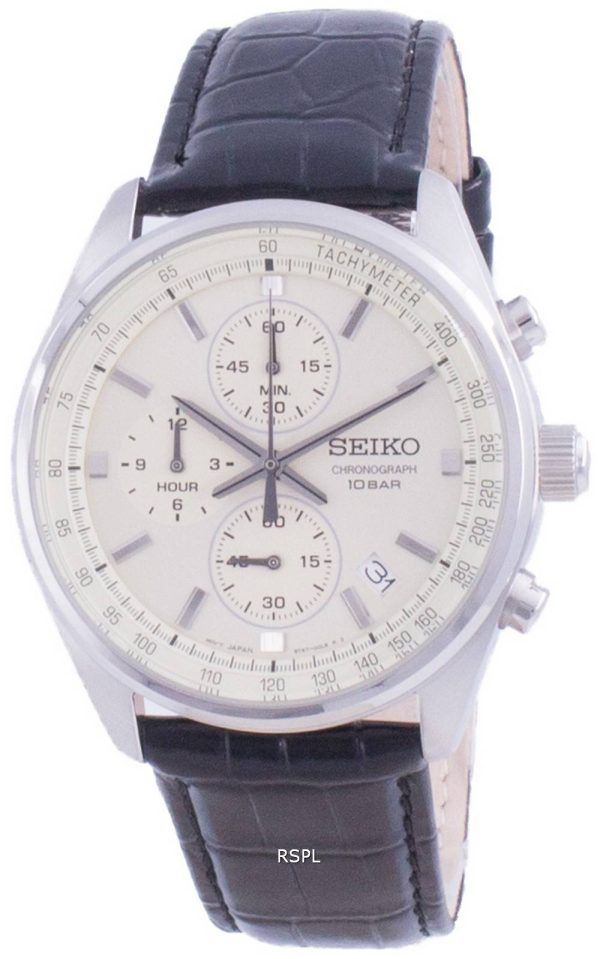 Seiko Chronograph Quartz SSB383 SSB383P1 SSB383P 100M Herrklocka