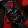 AVI-8 Hawker Hunter Atlas Chronograph Singapore Air Force Limited Edition Pegasus Black Quartz AV-4100-0A herrklocka