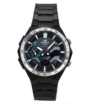 Casio Edifice Windflow Analog Digital Smartphone Link Black Dial Solar ECB-2200DD-1A 100M herrklocka