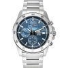 Casio Edifice Analog Standard Chronograph Rostfritt stål Blue Dial Quartz EFR-526D-2A 100M herrklocka