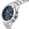 Casio Edifice Analog Standard Chronograph Rostfritt stål Blue Dial Quartz EFR-526D-2A 100M herrklocka