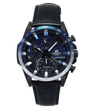 Casio Edifice Nighttime Drive Series Analog Chronograph Black Dial Solar EQS-940NL-1A 100M herrklocka