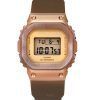 Casio G-Shock digital brun jonpläterad ram biobaserad hartsband Quartz GM-S5600UBR-5 200M damklocka