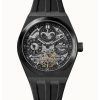 Ingersoll The Broadway Moonphase Dual Time Black Skeleton Dial Automatic I12908 Herrklocka