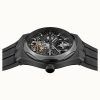 Ingersoll The Broadway Moonphase Dual Time Black Skeleton Dial Automatic I12908 Herrklocka