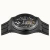 Ingersoll The Broadway Moonphase Dual Time Black Skeleton Dial Automatic I12908 Herrklocka