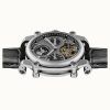 Ingersoll The Varsity Sun And Moon Phase Läderrem Skeleton Grey Dial Automatisk I15402 Herrklocka