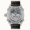 Ingersoll The Varsity Sun And Moon Phase Läderrem Skeleton Grey Dial Automatisk I15402 Herrklocka