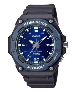 Casio Standard Analog Resin Armband Blue Dial Quartz MW-620H-2AV 100M herrklocka