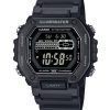 Casio Standard Digital Svart Resin Armband Blå Urtavla Quartz MWD-110HB-1BV 100M Herrklocka