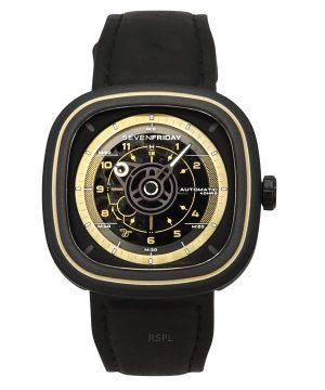 Sevenfriday T-serien NFC-aktiverad rostfritt stål svart urtavla Automatisk T2/06 SF-T2-06 herrklocka