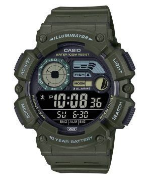 Casio Digital Resin Armband Quartz WS-1500H-3BV 100M herrklocka