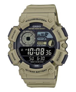 Casio Digital Resin Armband Quartz WS-1500H-5BV 100M herrklocka