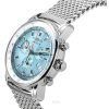 Zeppelin LZ14 Marine Chronograph Rostfritt stål Ice Blue Dial Quartz 8886M3 Herrklocka