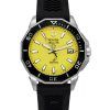 Bulova Marine Star Svart Silikonrem Gul Urtavla Precisionist Quartz Diver's 200M 96B431 Herrklocka