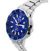 Bulova Marine Star Precisionist rostfritt stål Blue Dial Quartz Diver's 96B433 200M herrklocka