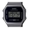 Casio Vintage Digital Rostfritt stål Mesh Armband Quartz A168WEMB-1B unisexklocka