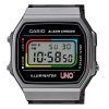 Casio Vintage Digital UNO Collaboration Model Armband i rostfritt stål Quartz A168WEUC-1A unisexklocka