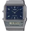 Casio Vintage Analog Digital Dual Time Armband i rostfritt stål Blue Dial Quartz AQ-800EB-2A unisexklocka