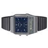 Casio Vintage Analog Digital Dual Time Armband i rostfritt stål Blue Dial Quartz AQ-800EB-2A unisexklocka