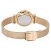 Fossil Carlie Rose Gold Tone Rostfritt stål Silver Urtavla Quartz ES5314SET Damklocka med presentset