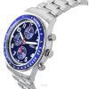 Fossil Sport Tourer Chronograph rostfritt stål Blue Dial Quartz FS6047 Herrklocka