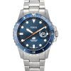 Fossil Blue Dive Rostfritt stål Blue Dial Quartz FS6050 100M herrklocka