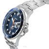 Fossil Blue Dive Rostfritt stål Blue Dial Quartz FS6050 100M herrklocka