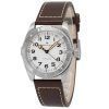 Hamilton Khaki Field Expedition Läderrem vit urtavla Automatisk H70225510 100M herrklocka