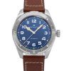 Hamilton Khaki Field Expedition Läderrem Blå Urtavla Automatisk H70315540 100M herrklocka