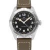 Hamilton Khaki Field Expedition Läderrem Svart Urtavla Automatisk H70315830 100M herrklocka