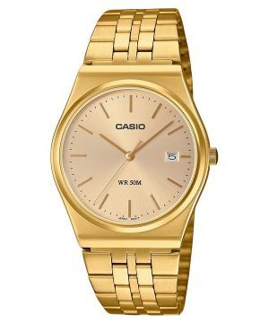 Casio Standard Analog Gold Tone Rostfritt Stål Guld Urtavla Quartz MTP-B145G-9AV unisexklocka