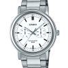 Casio Standard Analog Rostfritt Stål Vit Urtavla Quartz MTP-E335D-7EV Herrklocka