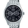 Casio Standard Analog Rostfritt Stål Svart Urtavla Quartz MTP-E340D-1AV herrklocka