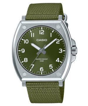 Casio Standard Analog tygrem Grön Urtavla Quartz MTP-E730C-3AV herrklocka