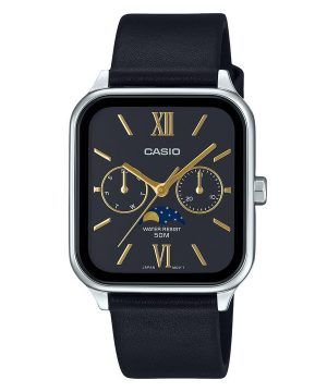 Casio Standard Analog Läderrem Svart Urtavla Quartz MTP-M305L-1A2V Herrklocka