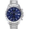 Seiko Spirit Chronograph rostfritt stål Blue Dial Quartz SBTR023 100M herrklocka