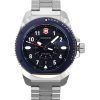 Victorinox Journey 1884 rostfritt stål Blue Dial Quartz Diver's 241978 200M herrklocka