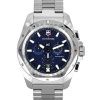 Victorinox Swiss Army INOX Chronograph rostfritt stål Blue Dial Quartz Diver's 241985 200M herrklocka