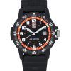 Luminox läderback SEA Turtle Giant polyuretanrem Black Dial Quartz XS.0329.1 100M herrklocka