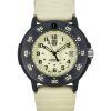 Luminox Original Navy Seal EVO gummirem Beige Urtavla Quartz Diver's XS.3010.EVO.S 200M Herrklocka