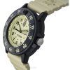 Luminox Original Navy Seal EVO gummirem Beige Urtavla Quartz Diver's XS.3010.EVO.S 200M Herrklocka